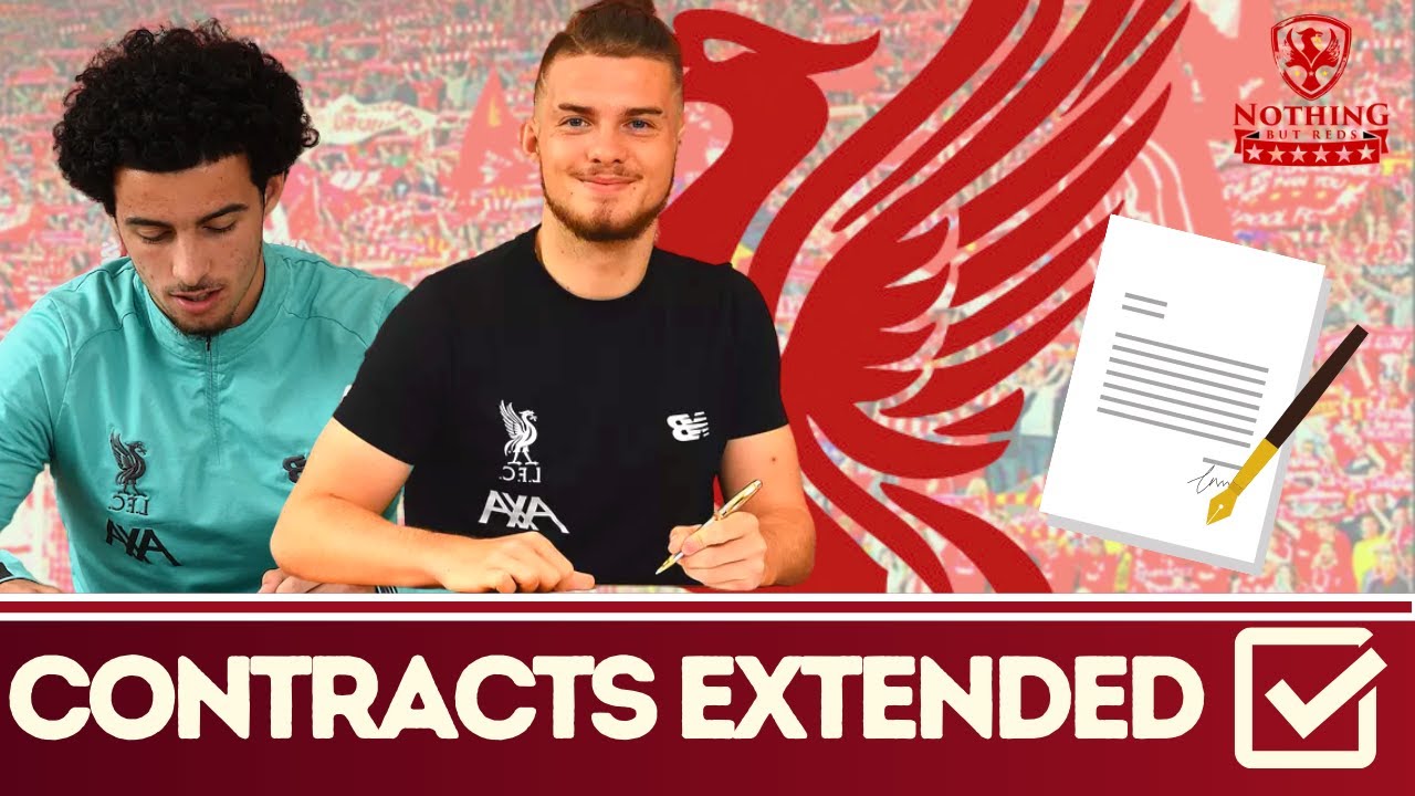 Curtis Jones & Harvey Elliott New Contract Details! - YouTube