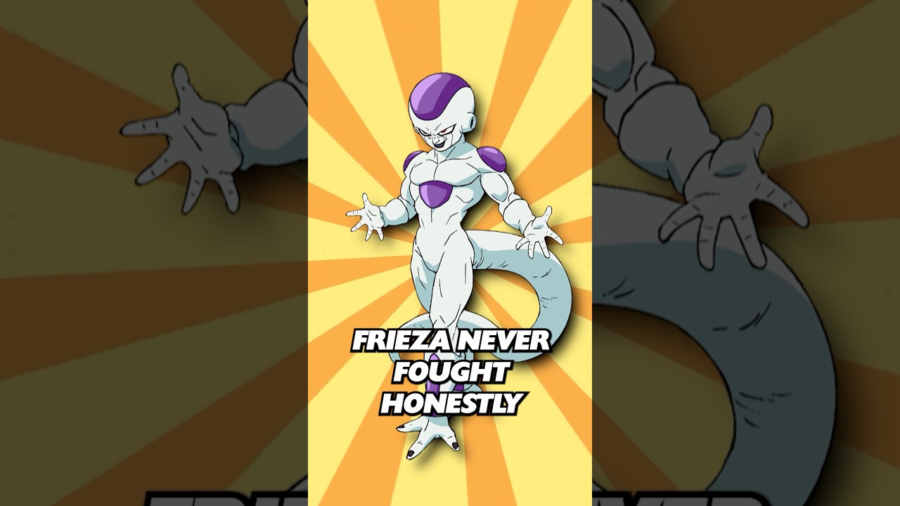 Why Frieza Never Fought Honestly #goku #dragonballz #vegeta