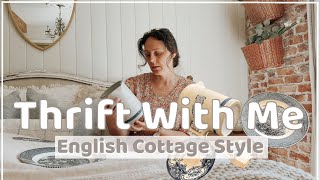 Simple Spring Thrift Haul | Thrifting Antique Home Decor & Cottage Decorating