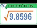 Raíz cuadrada con punto decimal ejemplo 2 de 2 | Aritmética - Vitual