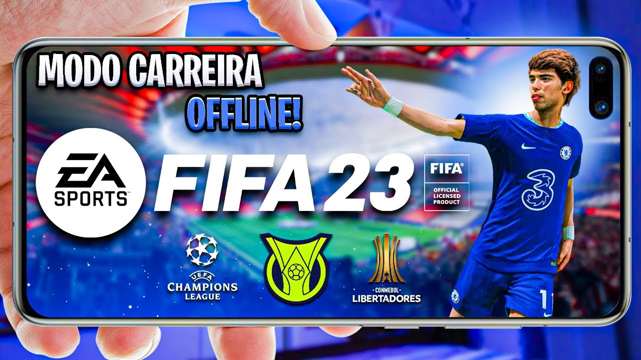 LANÇOU FIFA 23 MOBILE OFFLINE COM MODO CARREIRA/ BRASILEIRÃO 2023  ATUALIZADO/ NARRAÇÃO PARA ANDROID 