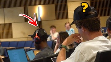 Blasting Inappropriate Music in College Lecture Halls! *GONE WRONG* (Part 3)
