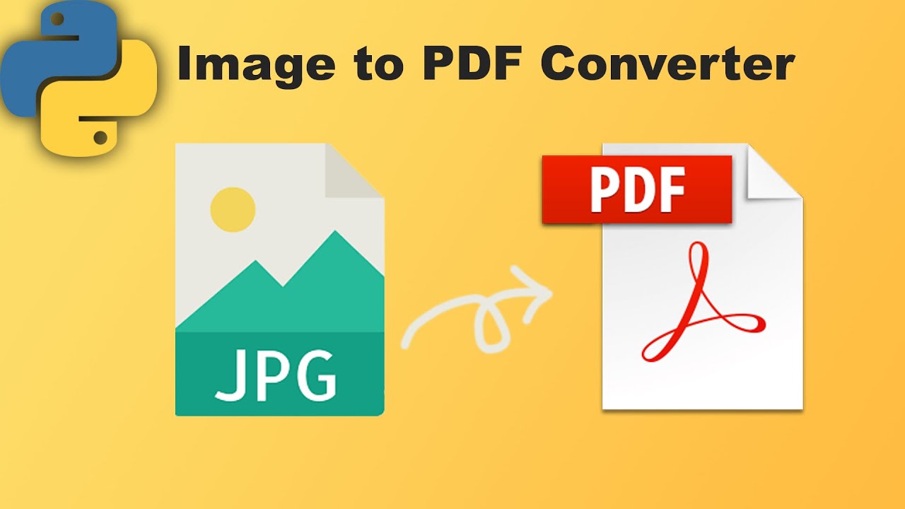 How to Convert Image to PDF using Python