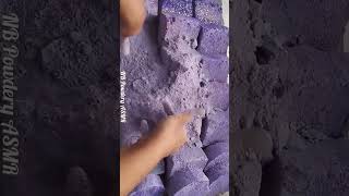 Purple Blocks| anxietyrelief asmr oddlysatisfying asmrgymchalk shorts youtubeshorts