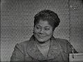 What's My Line? - Mahalia Jackson; Governor Quinn & Betsy Palmer [panel] (Jan 22, 1961)