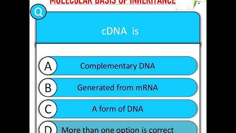 Molecular Basis Of Inheritance MCQ for NEET 2022 | Neet question Biology MCQ