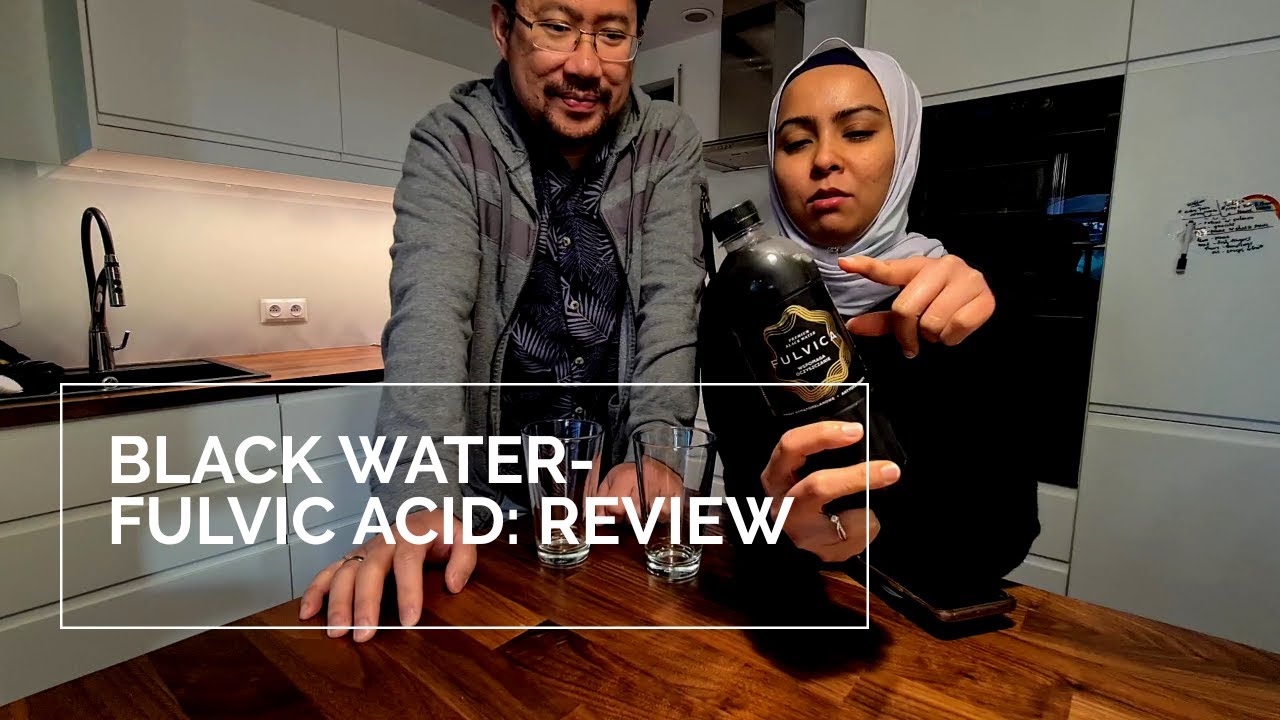 We drank BLACK WATER for you! Fulvic acid black water review. Yay or Nay