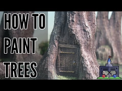 How To Paint 3D Printed Forest Trees (Hero's Hoard) + Giveaway Winner Announcement!