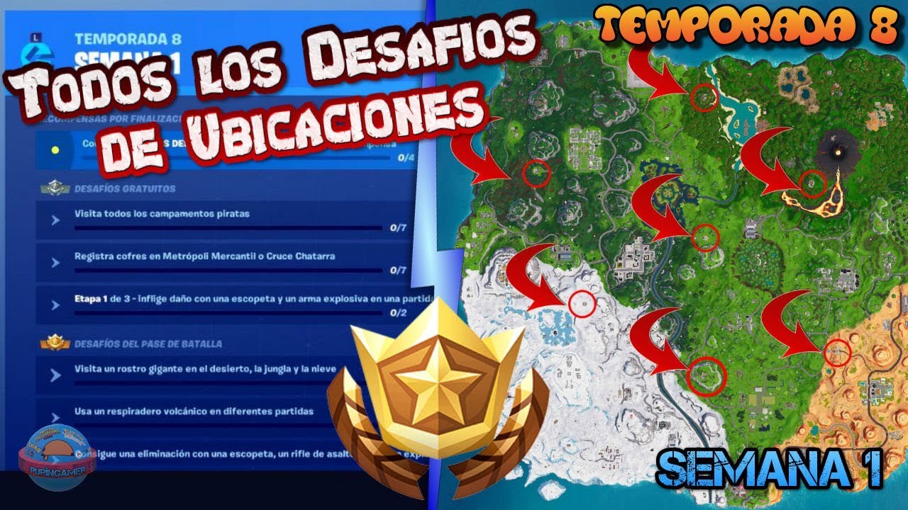 fortnite temporada8 desafiossemanales - registra cofres en la jungla de fortnite