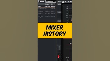 How To Undo Mixer History in Cubase #cubasetutorial #musicproduction