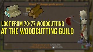 2007 Runescape - Loot From 70-77 Woodcutting At The Woodcutting Guild