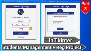 Student Registration + Management Project in Tkinter | Part 8