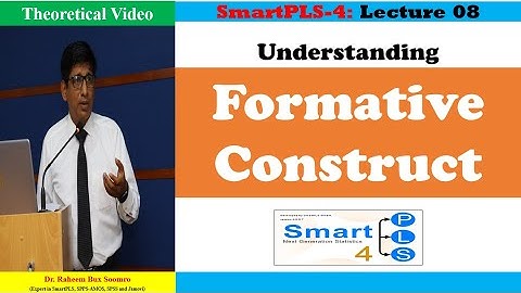 SmartPLS-4: Lecture 8 Understanding Formative Construct (Theoretical)