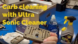 Ultrasonic Cleaning a Factory Holley Performance Carburetor