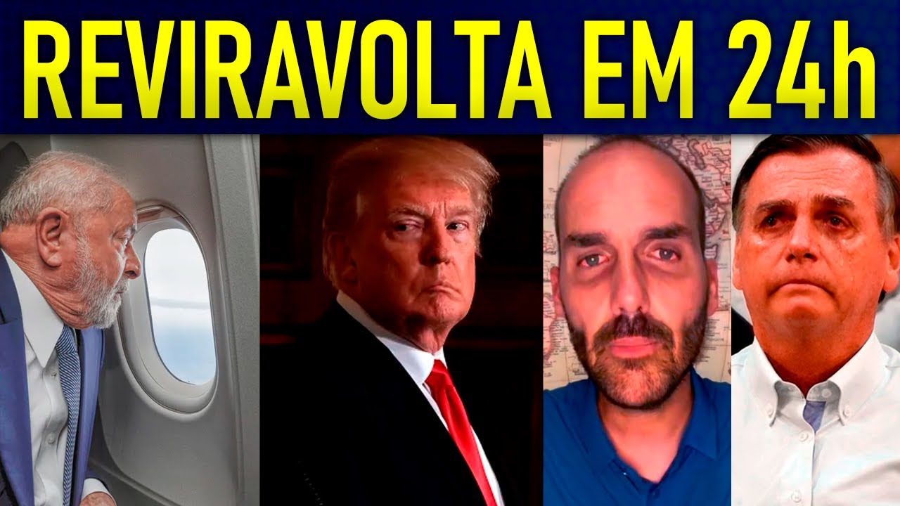 EDU BOLSONARO FOGE PRA lSRAEL APÓS TRUMP CONVIDAR LULA PROS EUA!! BRASIL CONFIRMA FIM DO DÓLAR!!!
