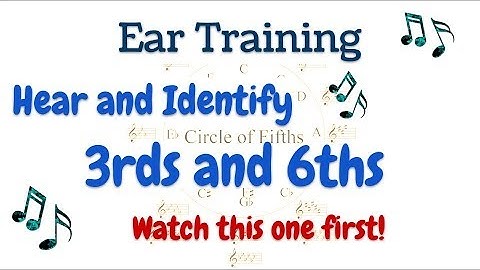 Ear Training - Hear and Identify Major and Minor 3rds and 6ths