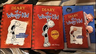 Three Different Editions of Diary of a Wimpy Kid