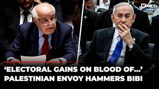 ‘Disarm Israeli Settlers Now’: Palestinian Envoy Erupts On Netanyahu In Fiery UNSC Speech | Gaza
