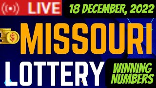 Missouri Evening Lottery Live Drawing Results - 18 Dec, 2022 -  Pick 3 - Pick 4 - Cash Pop - Lotto
