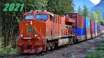 BEST OF CANADIAN NATIONAL HERITAGE UNITS 2021! Grand Trunk 8952 with K5LLA, EJ&E Chase, and IC HUs