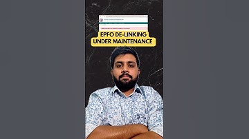 Delink in pf account | delink functionality is under maintenance