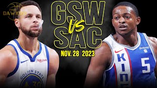 Golden State Warriors vs Sacramento Kings Full Game Highlights | Nov 28, 2023 | FreeDawkins