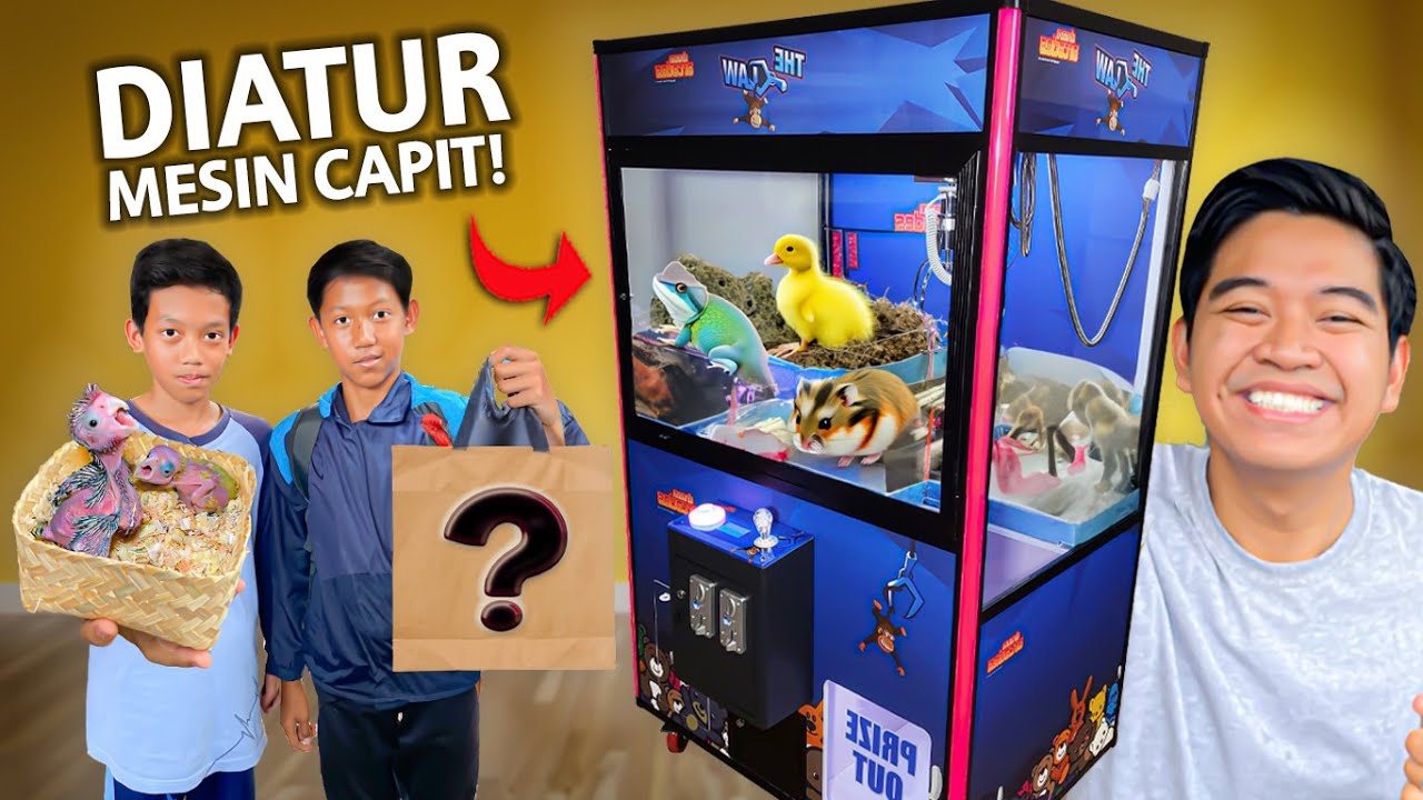 Jajanin Bocil Random Diatur Mesin Capit Ke Pasar Hewan Terbesar Bandung