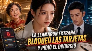 La llamaron extraña bloqueó las tarjetas y pidió el divorcio
