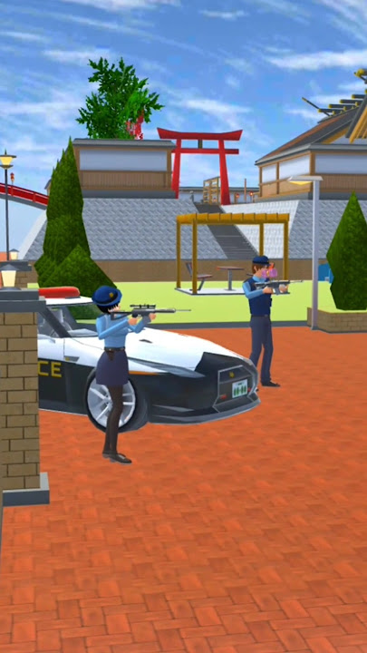 Yuta Saves Rena From a Deadly Sword Attack in the Park! #sakuraschoolsimulator #sakura #shorts #yuta