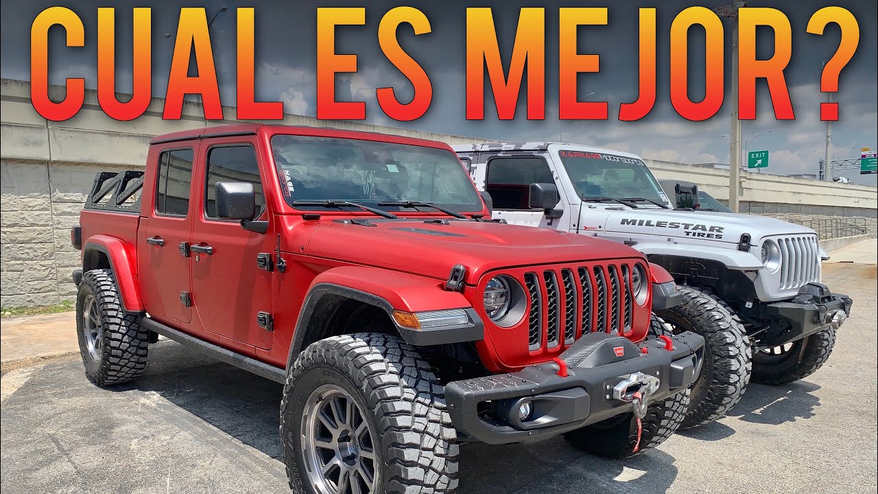 Diferencia entre Jeep Wrangler JL y Jeep Gladiator JT - YouTube