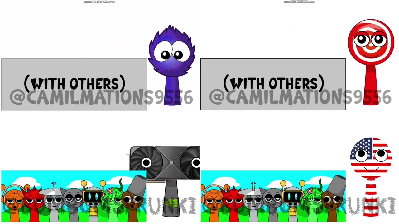 My Sprunki OC 4 Parison But Version With The OC Creators: 