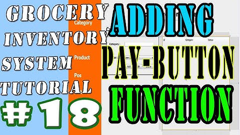 Java Netbeans: Inventory System (POS)  18 Adding Pay Invoice function TAGALOG