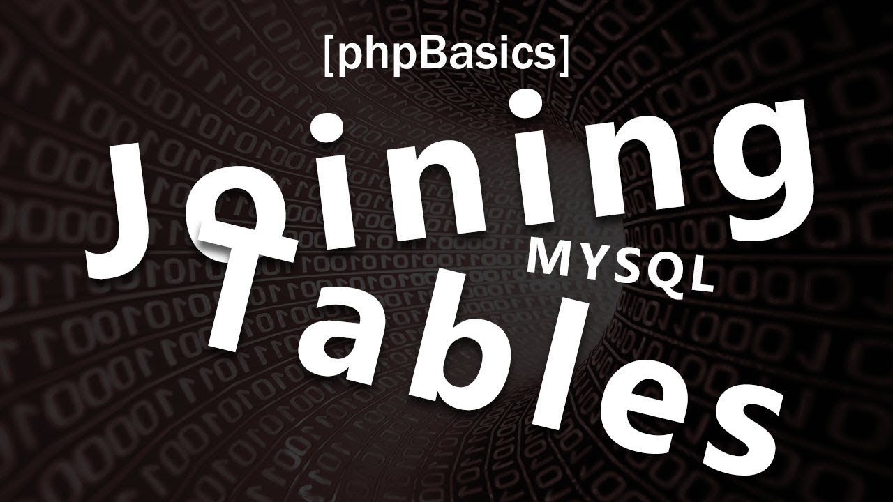 การ join ตาราง php  2022  PHP/MYSQL Joining Tables