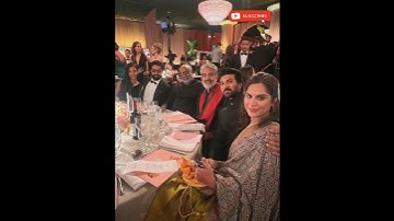 Ram Charan w/ Upasana, Jr NTR w/ Pranathi and Rajamouli w/ Rama, MM Keeravani Golden Globe Awards