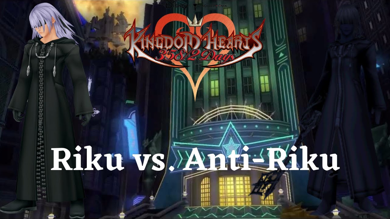 Riku vs. Anti-Riku | Kingdom Hearts 358/2 Days - YouTube