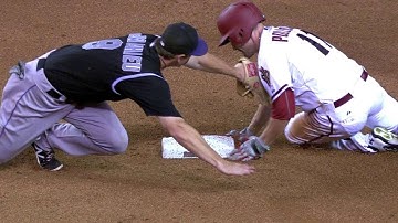 COL@ARI: Pollock ruled out as call overturned in 5th