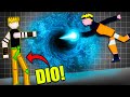 DIO STOPS TIME and uses a BLACK HOLE to fight NARUTO in People Playground Mods