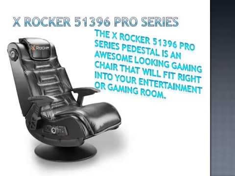 X Rocker 51396 Pro Series Pedestal 2 1 Video Gaming Chair Youtube