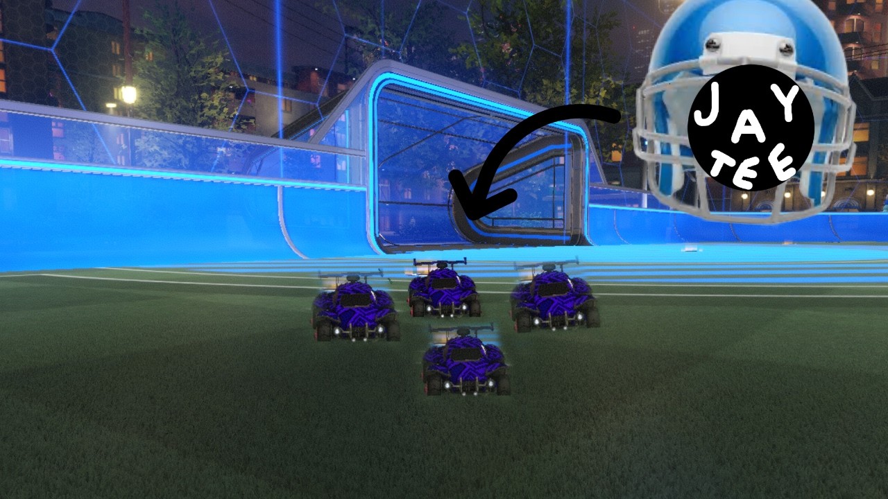 I made it to the NFL *in rocket league*