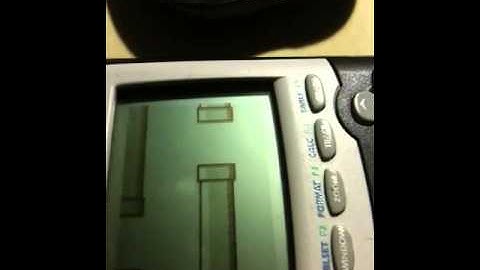 Flappy Bird on Calculator first demo