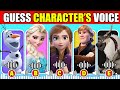 🔊 IMPOSSIBLE Guess The Frozen animation Characters By Their Voice! | Elsa, Anna, Olaf, Sven