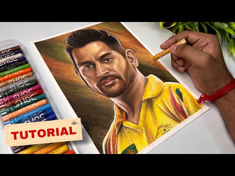 Aggregate 124+ ms dhoni drawing latest