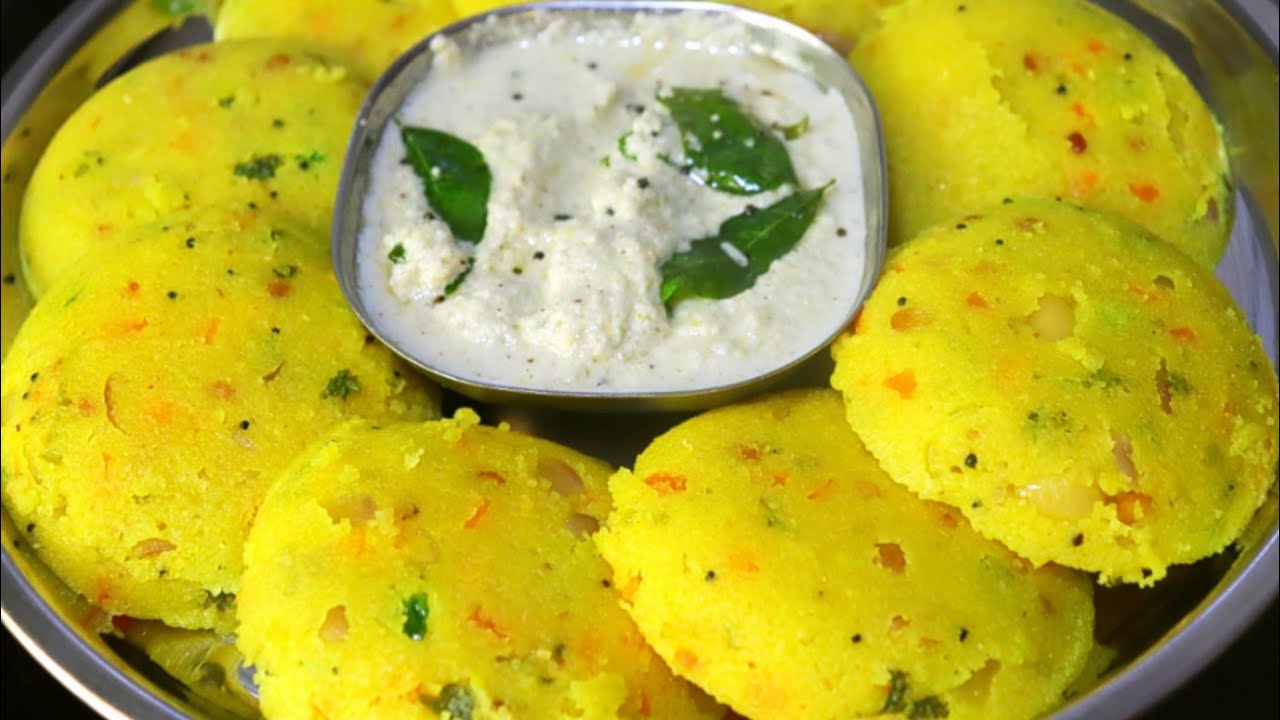 RAVA IDLI - VEGETABLE RAVA IDLI - HOW TO MAKE RAVA IDLI