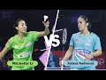 Highlights  saina nehwal take on canadas michelle li  women single