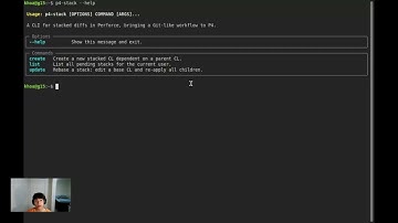 A demo for p4-stack, a CLI for stacked diffs in Perforc