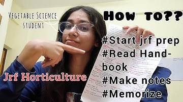 How to Start Jrf Horticulture Preparation?? Best tips by AIR 83