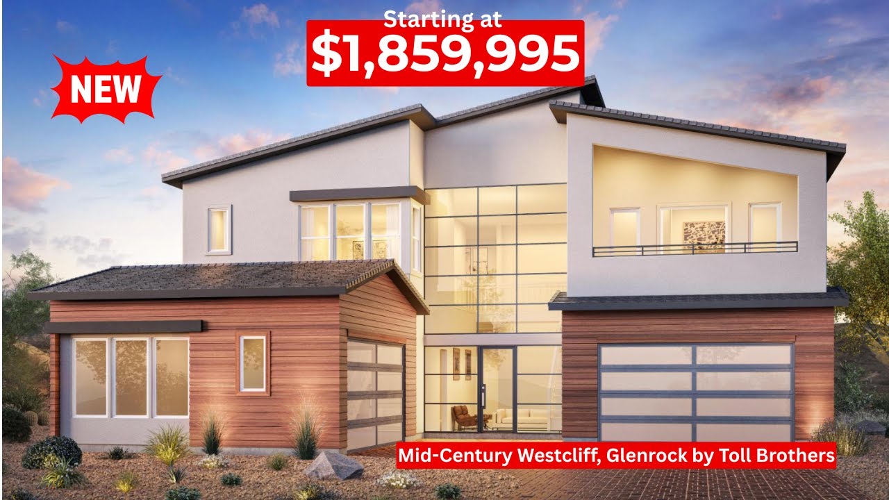 Новый Toll Brothers Glenrock Las Vegas стоимостью 1 859 995 долларов — УДИВИТЕЛЬНО!