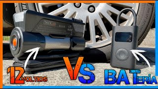 ¿Que tipo de COMPRESOR de AIRE portátil es mejor? 12v vs BATERIA