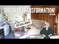 DIYing the she shed of my dreams aka “THE SHE-SHACK” | Home-Made-Home | EP 1