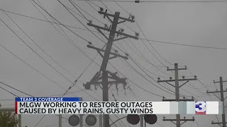 MLGW working to restore power outages during Francine